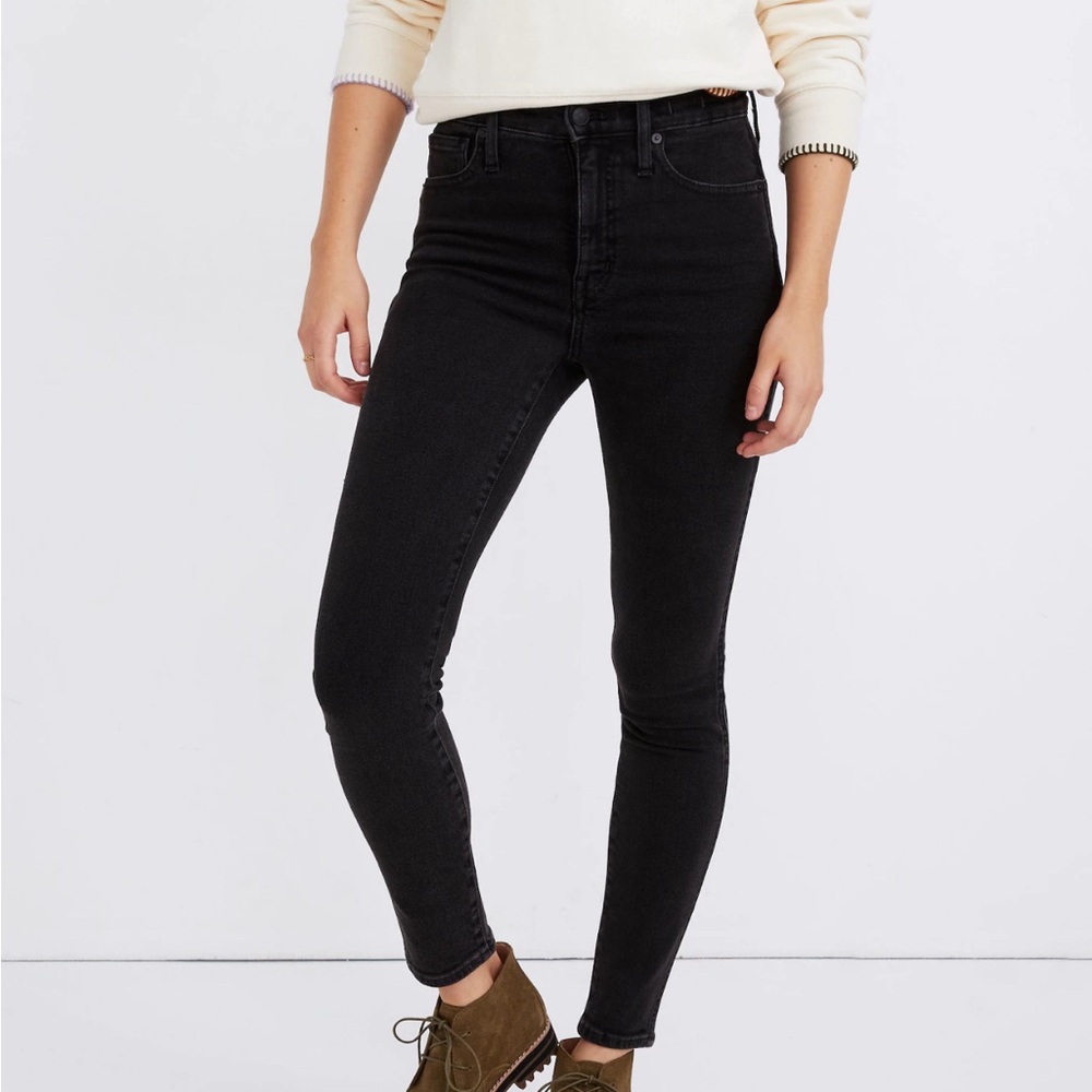 Madewell Petite 10" High-Rise Skinny Jeans in Starkey Wash 25P